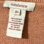 Sundance  size XS crochet sweater peach pink boho Merino alpaca wool blend Photo 1