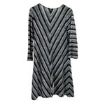 Max edition ‎ size Medium petite mp black white striped long sleeve dress Photo 1