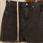 Madewell NWT  Rigid Denim A-Line Mini Skirt size 0 Photo 7