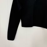 ECHT  Black Pima Cropped Half Zip Photo 7