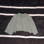 st. john's bay Green Striped Cropped Polo Shirt Photo 2