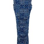 Tommy Hilfiger Island Tile Mesh Sleeveless Gathered Dress Blue Size 10 Photo 1