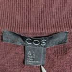 COS  Textured Knit Quilted Sweater Jacket Cardigan Womens Large Lagenlook Pockets Photo 2