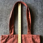 SMALLABLE Limited Edition Tote Bag From Paris Burnt Orange Terra Cotta Carryall Red Photo 4