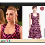 Kate Spade  New York Kimi Fit & Flare Leopard Multicolor Square Neck Dress Sz 8 Photo 9
