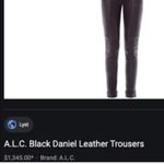 ALC Frank A.L.C genuine lamb leather pants 8 Photo 1