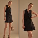 Anthropologie MARE MARE x  Blazer Sleeveless Mini Dress Chic in Black Size S NWT Photo 1