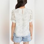 Rebecca Taylor Puff-Sleeve Silk Toile Blouse, Size S New w/Tag Retail $245 Photo 9