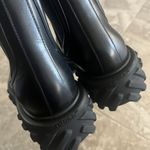 Off-White NEW Black Tractor Motor Leather Boots, Size 38 NEW in Box $1,325 Photo 11