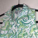 Lilly Pulitzer Green Sleeveless Collared Koi Fish Button Up Dress Photo 1