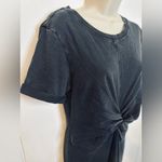 l*space Black L* Drew Dress Front Twist Ankle Length Size Small Nwt! Photo 5