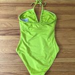 Michael Michael Kors Limeade Halter One Piece Swimsuit Sz 6 Green Photo 3
