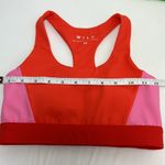 Wilo Sports Bra Anthropologie Womens XS Pink Bright Orange Padded Photo 5