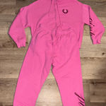 PINK - Victoria's Secret Victoria’s Secret PINK Ivy Fleece Oversized Zip Up Hoodie and Sweatpants Set Photo 0