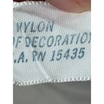 Vintage 70s Sheer White Lace Trim Maxi Nightgown Made In USA Eternal Romantic Size M Photo 9