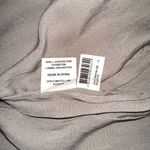 DISSH Mia Pewter Strapless Satin Maxi Dress US 8 Silver Photo 5