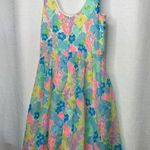 Lilly Pulitzer  Spring Fling posey fit n flare dress size 6 vacation summer beach Photo 1