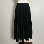 Chicwish NWT  Black High-Waisted Full Pleated Maxi Skirt, Sz Small Photo 2