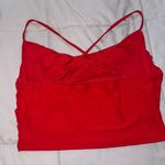 SheIn Red Strappy Crop Top Size XL Photo 1