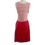 Marc by Marc Jacobs MARC JACOBS Fit Flare Dress Red Striped Bodice Sleeveless Retro Mod Sailor Sz S Photo 5