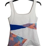 Eleven by Venus Williams aztec collection drill tank top size S White Photo 2