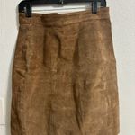 Ivy Club Classics Suede Vest & Skirt size L Brown Size L Photo 5