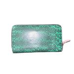 Emporio Armani  Green Snakeskin Wallet with Pink Tag Photo 1