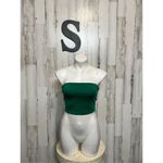 Green tube top size small Photo 1
