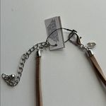 Chico's New Trident blue multi link double strand silver pendant necklace chic Photo 4