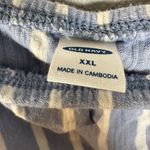 Old Navy Blue White Stripe Flowy Off Shoulder Blouse Women's Size XXL Photo 1