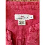 Vineyard Vines  Pink Embroidered Linen Blend Tie Sleeve Blouse Size XS Photo 1
