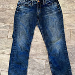 Silver Jeans Silver‎ Jeans Suki Capri Cropped jeans size 28 x 22.5 Stretch Distressed Denim Photo 0