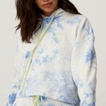 Daydreamer Sunny People Shrunken Hoodie Sweater in Periwinkle Cloud Photo 2