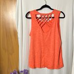 Rbx Active  Women's Orange Tank Top with Crisscross Back Size XL Photo 3