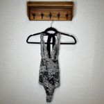 Victoria's Secret  Black Lace Halter Teddy Bodysuit XS Sexy Photo 1
