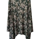 Sew In Love Women Tunic Top Size 3X Long Sleeve Asymmetrical Paisley Art To Wear Photo 1