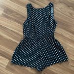 Black and white polka dot romper in good condition, size M. Size M Photo 1