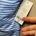 Outdoor Oasis Women’s‎ One Piece Medium Coverage Blue White Striped Swimsuit Size L Photo 3