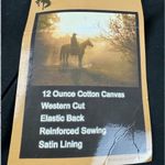 NWT‎ Wyoming Traders Lined Canvas Vest Women's 2XL Black Cowboy Ranch Size XXL Photo 1