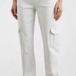 Rails  Speedway Cargo Relaxed Boyfriend Salt White Jeans 25 NWT $218 Photo 0