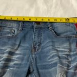 Machine Pour Neuf Mode Rainbow Distressed Denim Jean PRIDE 5/28 Red Photo 5