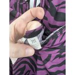 L8ter ‎ Y2K Retro Zebra Print Milk Maid Maxi Dress Women Medium Purple Whimsigoth Photo 4