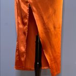 Pretty Little Thing Stunning & Sexy Burnt Orange One Shoulder Midi Dress Size 4 Photo 3