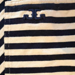 Tory Burch Nautical Stripe Tee Shirt Dress Size Large Boat Casual Cotton T11 Photo 3
