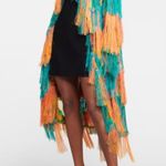 Amina Muaddi Laura 65 Patent Leather Heeled Mule Sandals Orange Size EU 38 US 8 Photo 13