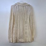 Old Navy  Cotton Chunky Knit  Cardigan Sweater SZ L Photo 1