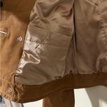 Fossil  large 100% lamb leather button up jacket bohemian casual coat preloved Photo 2