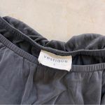 Vestique  Gray Longsleeve Off-Shoulder Top Sz Small Photo 1