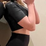Naked Wardrobe Black Tight-fitting Crop Top Photo 2