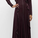 Ulla Johnson Analia Topstitched 100% Organic Wool Midi Dress Size Medium Ruffles Photo 0